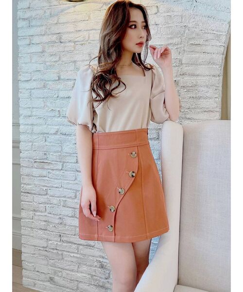 RESEXXY(リゼクシー)の「フロントカーブハイウエストスカパン(その他パンツ・レディース・ブラック/ベージュ/オレンジ・FREE)」の11枚目の写真