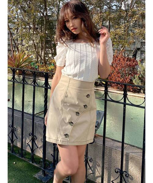 RESEXXY(リゼクシー)の「フロントカーブハイウエストスカパン(その他パンツ・レディース・ブラック/ベージュ/オレンジ・FREE)」の13枚目の写真