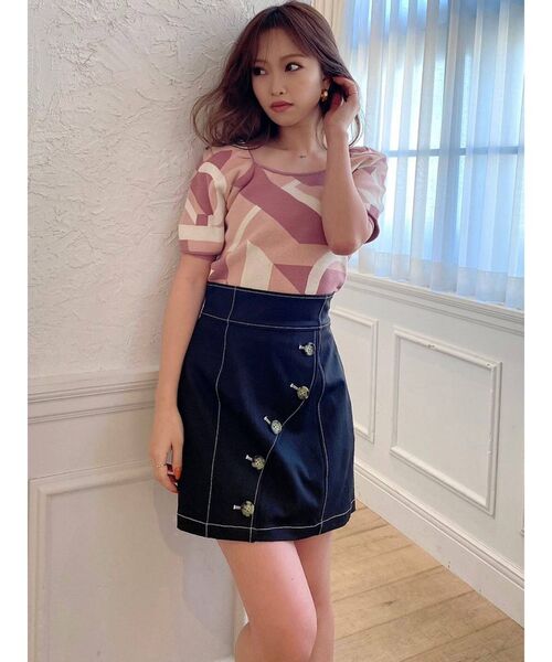 RESEXXY(リゼクシー)の「フロントカーブハイウエストスカパン(その他パンツ・レディース・ブラック/ベージュ/オレンジ・FREE)」の15枚目の写真