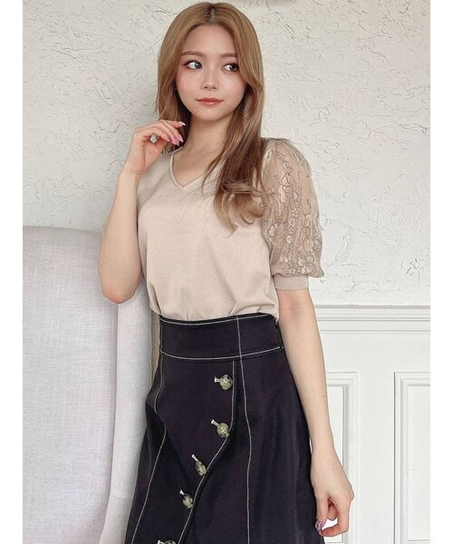 RESEXXY(リゼクシー)の「フロントカーブハイウエストスカパン(その他パンツ・レディース・ブラック/ベージュ/オレンジ・FREE)」の17枚目の写真