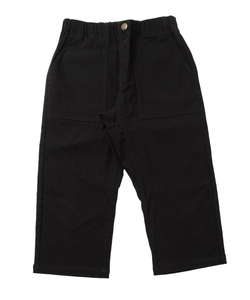 GLAZOS（グラソス）の「[テーパード]スーパーストレッチ・ベイカーポケット７分丈パンツ（その他パンツ・キッズ・ブラック/ベージュ/カーキ・130cm/140cm/170cm/150cm/160cm）」の5枚目の写真