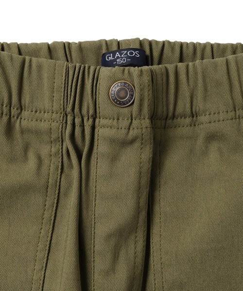GLAZOS（グラソス）の「[テーパード]スーパーストレッチ・ベイカーポケット７分丈パンツ（その他パンツ・キッズ・ブラック/ベージュ/カーキ・130cm/140cm/170cm/150cm/160cm）」の11枚目の写真