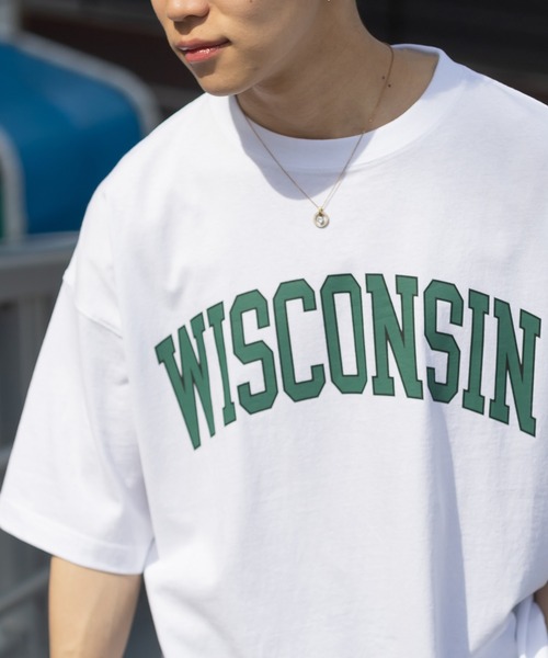 RHUDE ムーンライトバッジ ロゴ プリント コットン Tシャツ 人気 MOONLIGHT BADGE TEE – R H U D E