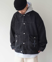 【（What it isNt）ART BY MARKGONZALES / (ワットイットイズント) アートバイ マークゴンザレス 】 DENIM TRACKER JACKET