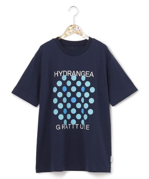 ANEVER（アンエバー）の「【BURNET】DOT FLOWER Tシャツ（Tシャツ/カットソー・レディース・ホワイト/パープル/ネイビー/レッド/ピンク/イエロー/オレンジ/ブルー/グリーン/ブルー系その他/ピンク系その他/ローズ・46/38）」の18枚目の写真