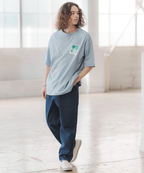CAMBIO（カンビオ）の「mp9940-Wide Tapered Balloon Denim Pants デニムパンツ（デニムパンツ・メンズ・ライトインディゴブルー/インディゴブルー・M/L）」の7枚目の写真
