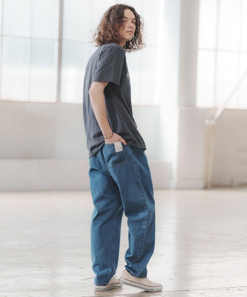 CAMBIO（カンビオ）の「mp9940-Wide Tapered Balloon Denim Pants デニムパンツ（デニムパンツ・メンズ・ライトインディゴブルー/インディゴブルー・M/L）」の11枚目の写真