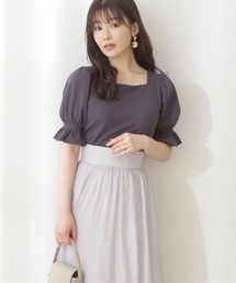 PROPORTION BODY DRESSING | スクエアネックリブテレコ / 1212160402(Tシャツ/カットソー)