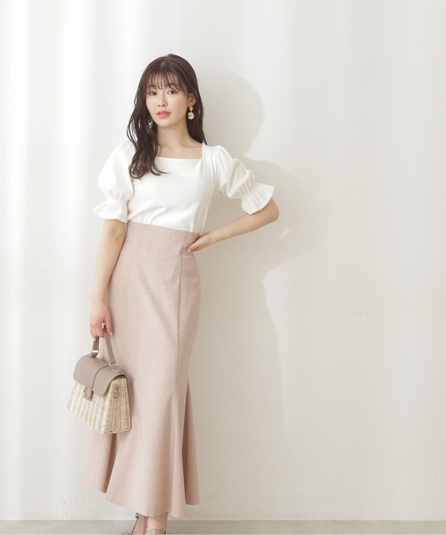 PROPORTION BODY DRESSING（プロポーションボディドレッシング）の「スクエアネックリブテレコ / 1212160402（Tシャツ/カットソー・レディース・ダークグレー/グレー/ホワイト系その他・SMALL/MEDIUM）」の4枚目の写真