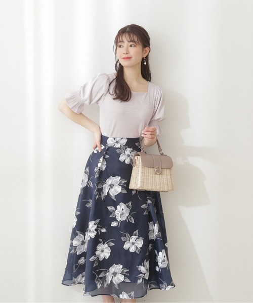 PROPORTION BODY DRESSING（プロポーションボディドレッシング）の「スクエアネックリブテレコ / 1212160402（Tシャツ/カットソー・レディース・ダークグレー/グレー/ホワイト系その他・SMALL/MEDIUM）」の10枚目の写真