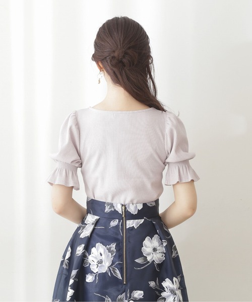 PROPORTION BODY DRESSING（プロポーションボディドレッシング）の「スクエアネックリブテレコ / 1212160402（Tシャツ/カットソー・レディース・ダークグレー/グレー/ホワイト系その他・SMALL/MEDIUM）」の7枚目の写真