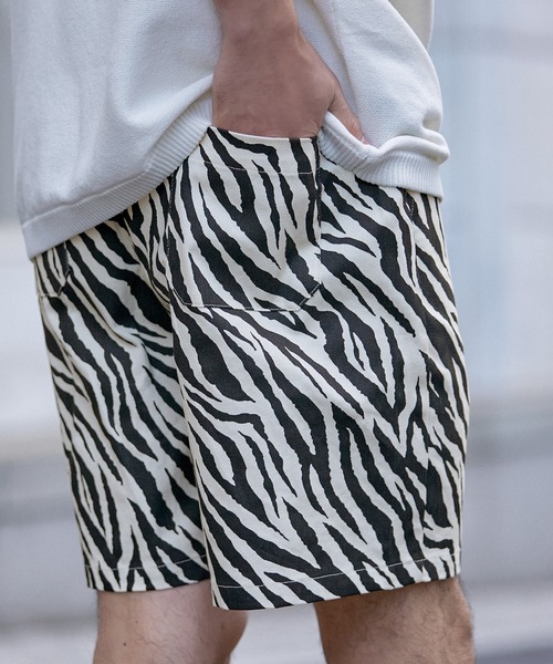 m*様 BLACK COMME DES GARCONS レオパードハーフパンツ BLACK COMME des GARCONS(ブラックコムデギャルソン) レオパードハーフ