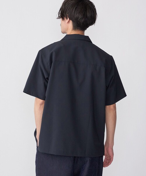 SHIPS(シップス)の「SHIPS: MADE IN JAPAN Reflax(R) ドライタッチ オープンカラー シャツ(シャツ/ブラウス・メンズ・ナチュラル/オリーブ/ブルー/ライラック/サンドベージュ/ライトオリーブ/ダークグレー/ライトブルー/ベビーピンク/ブルー系/ネイビー・SMALL/MEDIUM/LARGE/X-LARGE)」の13枚目の写真