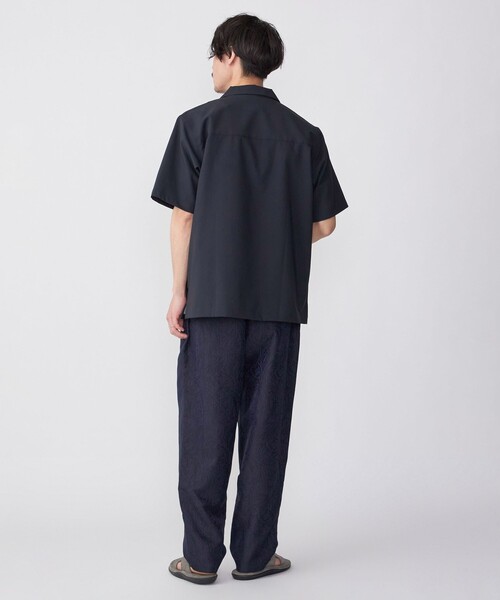 SHIPS(シップス)の「SHIPS: MADE IN JAPAN Reflax(R) ドライタッチ オープンカラー シャツ(シャツ/ブラウス・メンズ・ナチュラル/オリーブ/ブルー/ライラック/サンドベージュ/ライトオリーブ/ダークグレー/ライトブルー/ベビーピンク/ブルー系/ネイビー・SMALL/MEDIUM/LARGE/X-LARGE)」の17枚目の写真