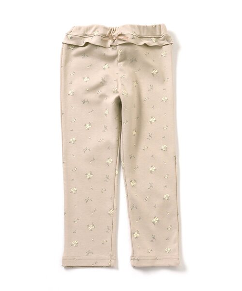 apres les cours（アプレレクール）の「ウエストフリル | 7days Style pants 9分丈（その他パンツ・キッズ・チャコール/チェック/ブラウン/ベージュ/ドット/ラベンダー・80/90/100/130/120/110）」の14枚目の写真