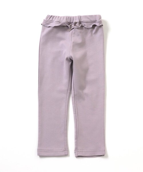 apres les cours（アプレレクール）の「ウエストフリル | 7days Style pants 9分丈（その他パンツ・キッズ・チャコール/チェック/ブラウン/ベージュ/ドット/ラベンダー・80/90/100/130/120/110）」の15枚目の写真