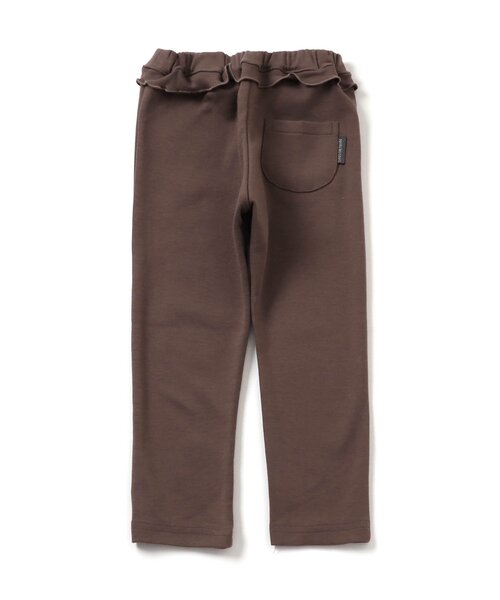 apres les cours（アプレレクール）の「ウエストフリル | 7days Style pants 9分丈（その他パンツ・キッズ・チャコール/チェック/ブラウン/ベージュ/ドット/ラベンダー・80/90/100/130/120/110）」の17枚目の写真