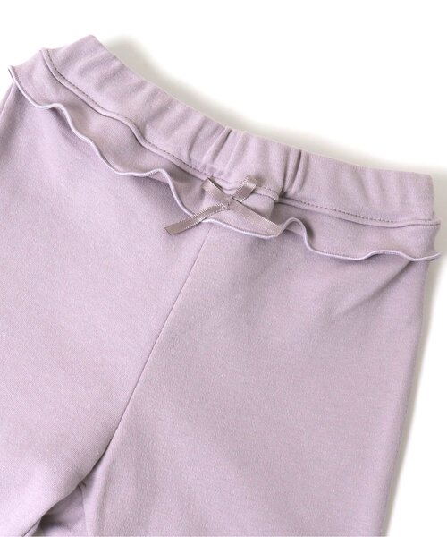 apres les cours（アプレレクール）の「ウエストフリル | 7days Style pants 9分丈（その他パンツ・キッズ・チャコール/チェック/ブラウン/ベージュ/ドット/ラベンダー・80/90/100/130/120/110）」の22枚目の写真