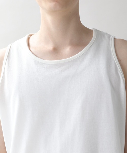RAGEBLUE（レイジブルー）の「天竺ロングレイヤードタンク（タンクトップ・メンズ・ホワイト/ブラック/ベージュ・MEDIUM/LARGE）」の13枚目の写真