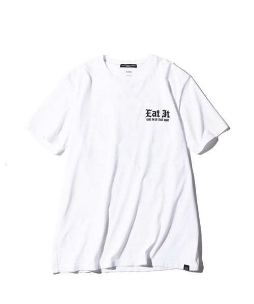 WOLVES KILL SHEEP(ウルヴスキルシープ)の「WOLVES KILL SHEEP/ウルブスキルシープ DELICATESSEN SS T-SHIRT プリントTシャツ(Tシャツ/カットソー・メンズ・ブラック/ホワイト・XL/L/M)」の17枚目の写真