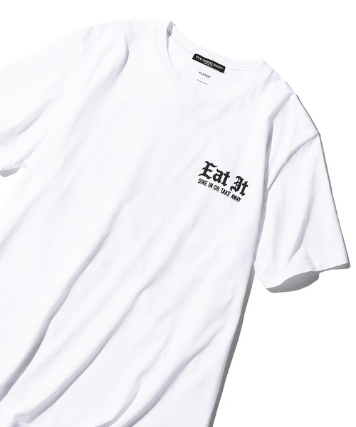 WOLVES KILL SHEEP(ウルヴスキルシープ)の「WOLVES KILL SHEEP/ウルブスキルシープ DELICATESSEN SS T-SHIRT プリントTシャツ(Tシャツ/カットソー・メンズ・ブラック/ホワイト・XL/L/M)」の18枚目の写真