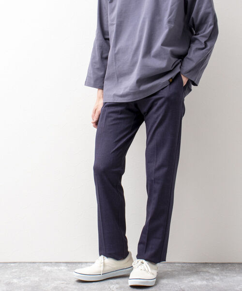 NOLLEY'S goodman(ノーリーズグッドマン)の「ブリーズクールセットアップパンツ(※吸水速乾、接触冷感で快適に過ごせる)(その他パンツ・メンズ・ブラック系その他/ネイビー/ブルー系その他7・SMALL/MEDIUM/LARGE)」の4枚目の写真