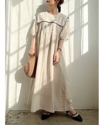 JUMELLE | チュールパイピングワンピース(ワンピース)