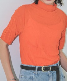 Aunt Marie's | ワッシャーシアータートルメロウハーフスリーブT / トップス / カットソー(Tシャツ/カットソー)