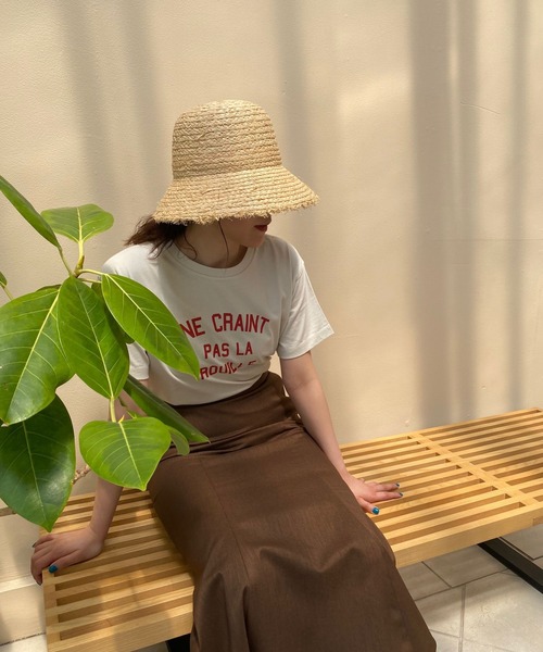 Me%（ミィパーセント）の「フリンジラフィアHAT（ハット・レディース・ベージュ・FREE）」の22枚目の写真