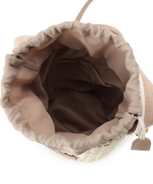 index（インデックス）の「◆ペーパーバケツかごバッグ【2WAY】（ショルダーバッグ・レディース・ブラック/グレー/ライトベージュ・00）」の14枚目の写真