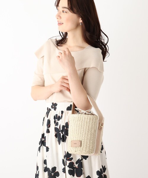 index（インデックス）の「◇ペーパーバケツかごバッグ【2WAY