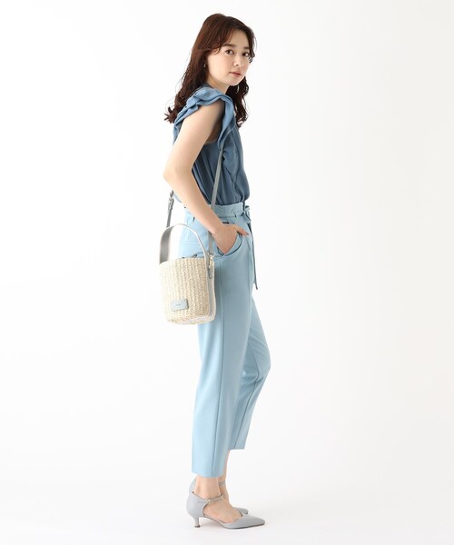 index（インデックス）の「◆ペーパーバケツかごバッグ【2WAY】（ショルダーバッグ・レディース・ブラック/グレー/ライトベージュ・00）」の17枚目の写真