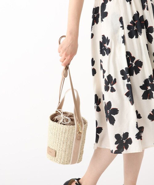 index（インデックス）の「◆ペーパーバケツかごバッグ【2WAY】（ショルダーバッグ・レディース・ブラック/グレー/ライトベージュ・00）」の20枚目の写真