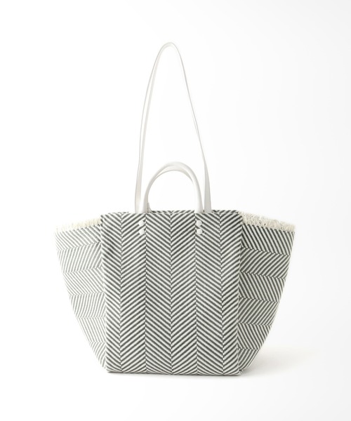 Spick & Span（スピックアンドスパン）の「【MICA DELLA VALLE】vacanze grande ヘリンボーン2WAY（トートバッグ・レディース・グリーン・FREE）」の7枚目の写真