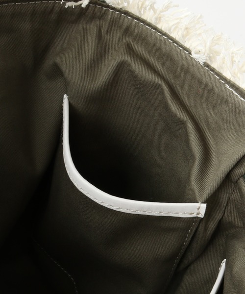 Spick & Span（スピックアンドスパン）の「【MICA DELLA VALLE】vacanze grande ヘリンボーン2WAY（トートバッグ・レディース・グリーン・FREE）」の15枚目の写真