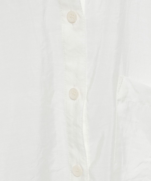 PAGEBOY（ページボーイ）の「ショートドロストシャツ（シャツ/ブラウス・レディース・ブラック/オフホワイト/チョコ・FREE）」の21枚目の写真