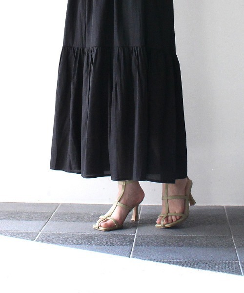 one way（ワンウェイ）の「レースアップサンダル（サンダル・レディース・ブラック/ベージュ/ライトグリーン・S/M/L/LL）」の6枚目の写真