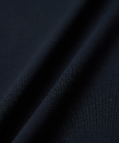 ROPE'（ロペ）の「【接触冷感・UVカット】プレミアムコットン5分袖コクーンTシャツ（Tシャツ/カットソー・レディース・ブラック/ホワイト/オリーブ/ダークラベンダー/オレンジ・38）」の12枚目の写真