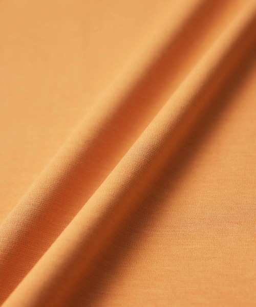 ROPE'（ロペ）の「【接触冷感・UVカット】プレミアムコットン5分袖コクーンTシャツ（Tシャツ/カットソー・レディース・ブラック/ホワイト/オリーブ/ダークラベンダー/オレンジ・38）」の19枚目の写真