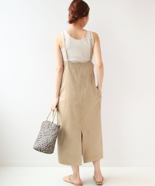 JOURNAL STANDARD relume（ジャーナルスタンダード　レリューム）の「《追加2》オーガニックコットンマルドウテレコタンクトップ（タンクトップ・レディース・ベージュ/ブラック/ホワイト/カーキ/ブラウン・FREE）」の21枚目の写真