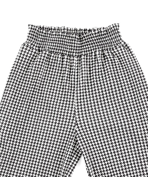 Figments（フィグメンツ）の「千鳥柄イージーパンツ（その他パンツ・レディース・ブラック・FREE）」の3枚目の写真