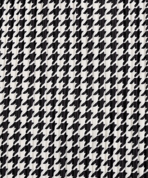 Figments（フィグメンツ）の「千鳥柄イージーパンツ（その他パンツ・レディース・ブラック・FREE）」の2枚目の写真