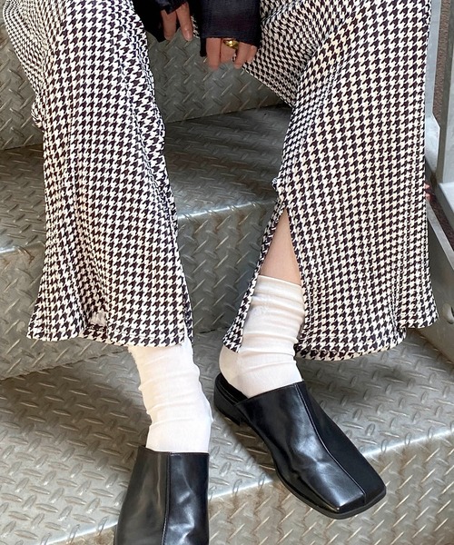 Figments（フィグメンツ）の「千鳥柄イージーパンツ（その他パンツ・レディース・ブラック・FREE）」の11枚目の写真