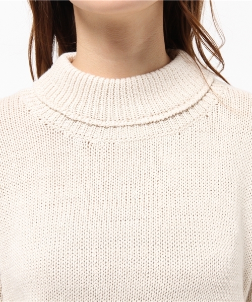 Kastane（カスタネ）の「【Kastane】リリヤーンざっくりニット（ニット/セーター・レディース・アイボリー/オレンジ/ライトグリーン・FREE）」の9枚目の写真