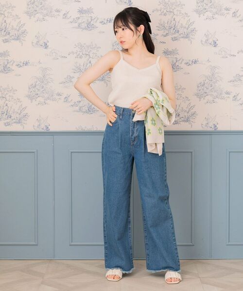 pon★♡8重ガーゼケット♡ミニサイズ2450円 ems excite（エムズエキサイト）の「フラワーカーデSET（ニット