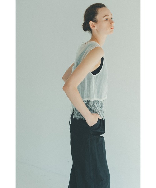 Heriter（エリテ）の「リバーレースジレ（ベスト）」 - WEAR