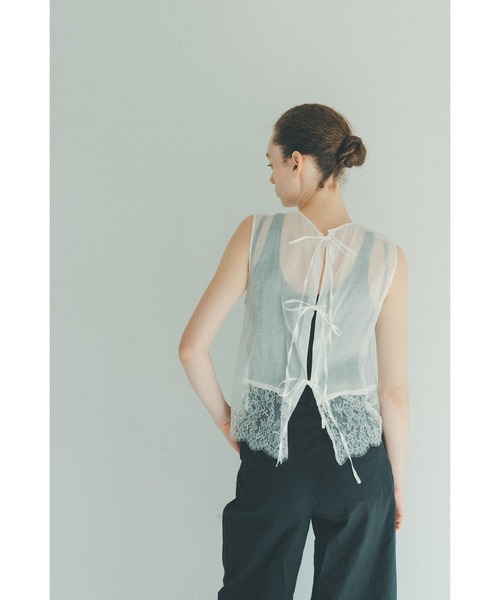 Heriter（エリテ）の「リバーレースジレ（ベスト）」 - WEAR