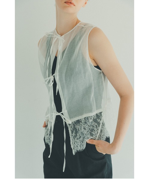 Heriter（エリテ）の「リバーレースジレ（ベスト）」 - WEAR