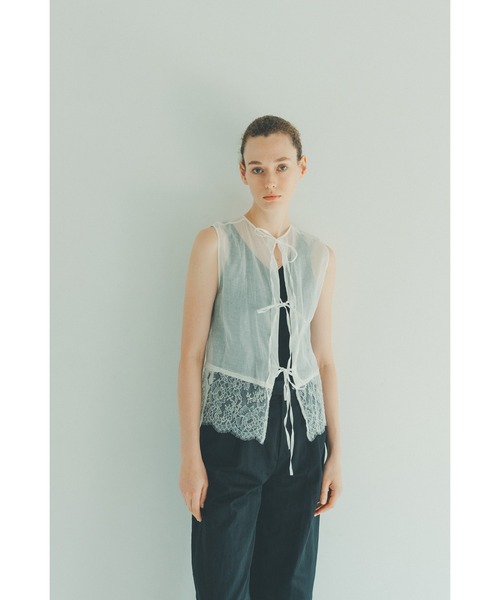 Heriter（エリテ）の「リバーレースジレ（ベスト）」 - WEAR