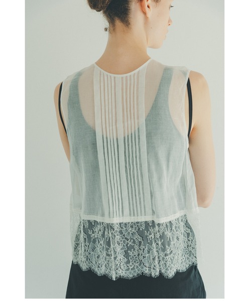 Heriter（エリテ）の「リバーレースジレ（ベスト）」 - WEAR